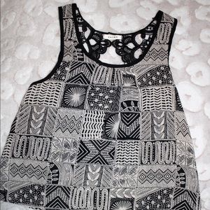 Perfect Backless + Lace Tank Top